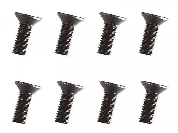 Винт с головкой под шестигранник, потайной М3х8мм, 8 шт.