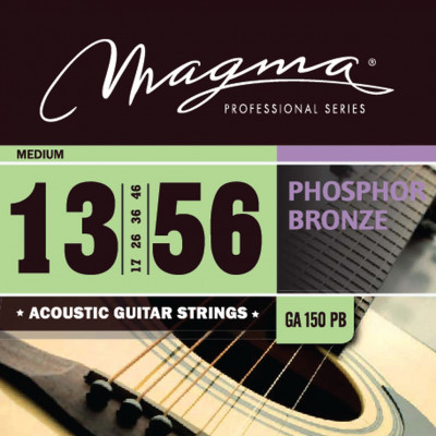 Комплект струн для акустической гитары 13-56 Magma Strings GA150PB