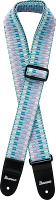 IBANEZ GSB50-C5, плетеный гитарный ремень , цвет зелено-синий,