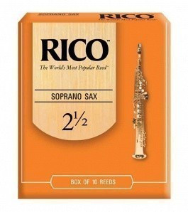 Трости для саксофона сопрано Rico RIA1025 (№ 2-1/2) 10 шт