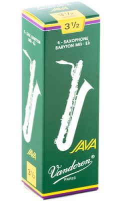 Vandoren Eb SR-3435R (№ 3-1/2) Java трости для саксофона-баритон Eb (№ 3-1/2) 5 шт
