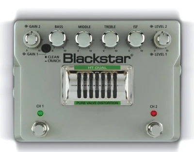 Педаль для гитары ламповая  BLACKSTAR HT-DUAL Guitar Pedal двухканальный овердрайв/дисторшн