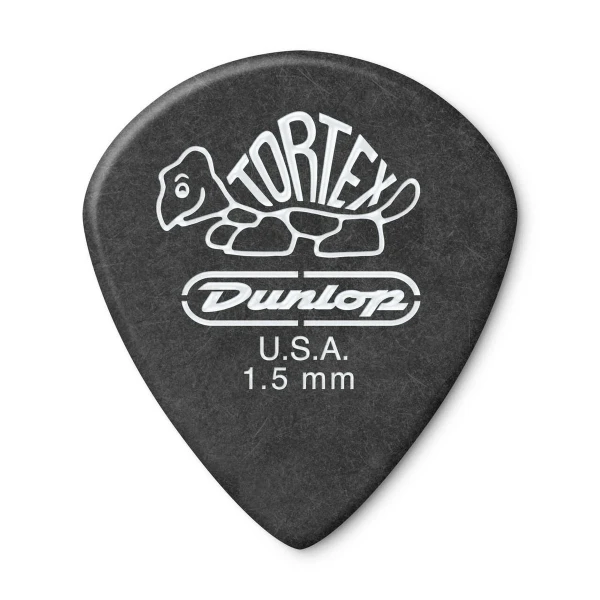 Медиаторы Dunlop 482P150 Tortex Pitch Black Jazz III, толщина 1.5 мм, 12 шт.