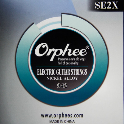 Струны для электрогитар Orphee SE-2X .009 -.042, 6 шт