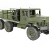 Радиоуправляемая машина MN MODEL военный грузовик (зеленый) 6WD 2.4G 1/16 RTR