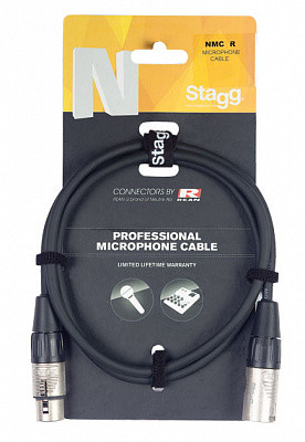 STAGG NMC20R микрофонный кабель XLR мама-XLR папа 20 м