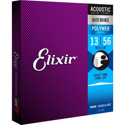 ELIXIR 11100 струны для акустической гитары