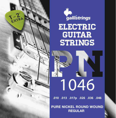 Комплект струн для электрогитары GALLI STRINGS PN1046 Regular, 010-046
