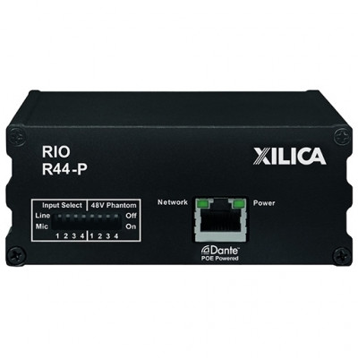 Панель аудио измерений XILICA R44-P двойные 4in/4out разъемы Dante
