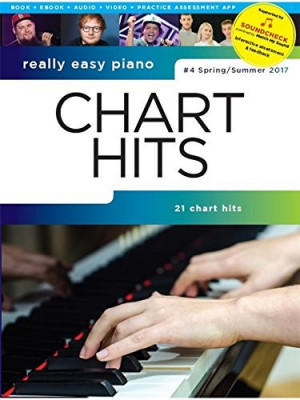 AM1012869 REALLY EASY PIANO CHART HITS NO4 PF BOOK/MEDIA SOUNDCHECK