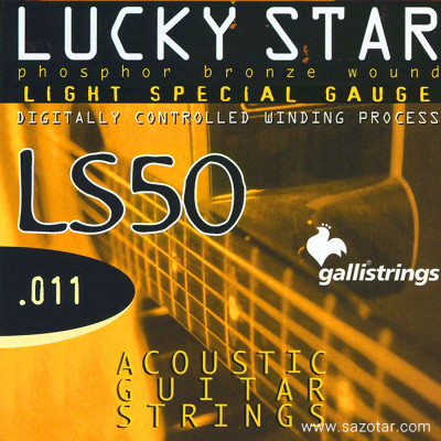 Струны для акустической гитары GALLI LS50N (11-52) Light