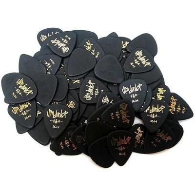 Медиаторы extra heavy, черные, 72 шт. Dunlop 479RXH Poly Extra Heavy 72Pack