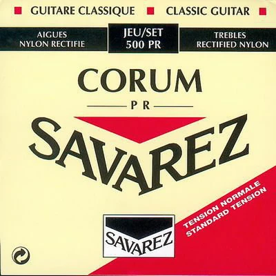 Струны для классической гитары Savarez 500PR Corum Traditional Red standard tension, нейлон