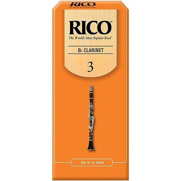 Трости для кларнета Bb Rico RCA2530, 25 шт. в пачке