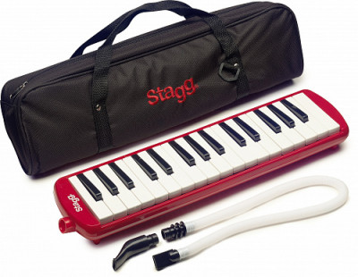 Stagg MELOSTA32 RD мелодика 35 клавиши, красная