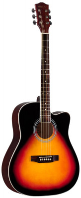 Акустическая гитара PHIL PRO AS-4104 3TS 3-х тональный санбёрст
