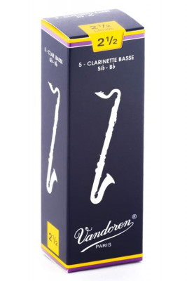 Трости для бас-кларнета Vandoren Bb CR-1225 Traditional № 2,5