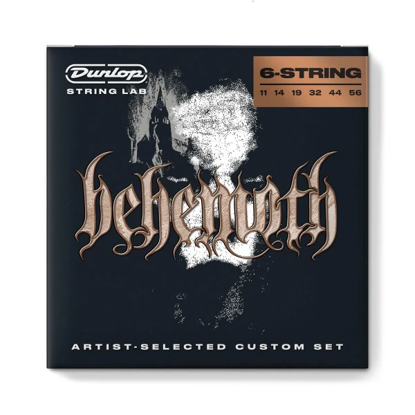 Струны для электрогитары Dunlop BEHN1156 Behemoth, никель, 11-56