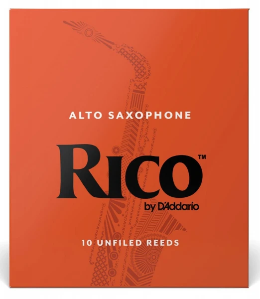 Трости для альт-саксофона Rico RJA1020, 2, 10 шт. в пачке