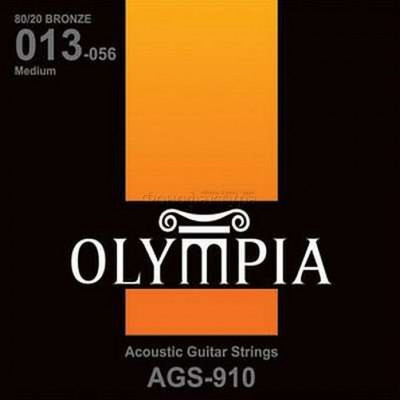 Комплект струн для акустической гитары Olympia AGS910, 13-56