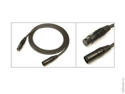 QUIK LOK CM175-6 микрофонный кабель, 6м.,разъемы XLR. (XLR FEMALE - XLR MALE)