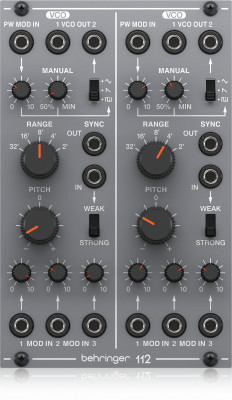 Модуль Behringer 112 DUAL VCO аналоговый для Eurorack