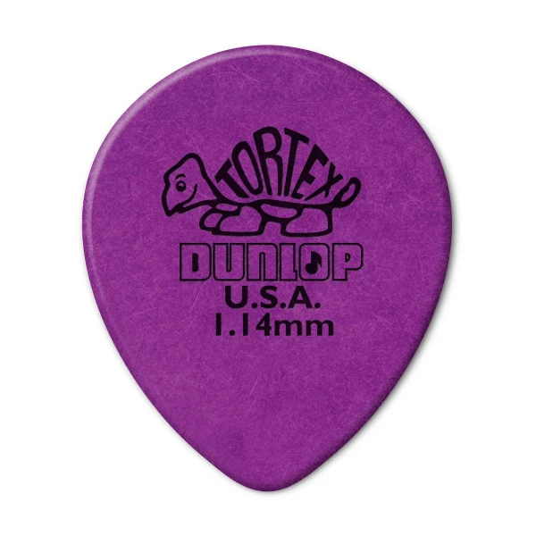 Медиаторы Dunlop 413R114 Tortex Teardrop, 72 шт., толщина 1.14 мм