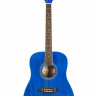 Акустическая гитара Fabio FAW-702 синего цвета