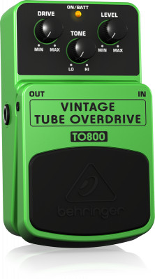 Педаль эффектов Behringer VINTAGE TUBE OVERDRIVE TO800