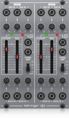 Модуль Behringer 121 DUAL VCF аналоговый для Eurorack