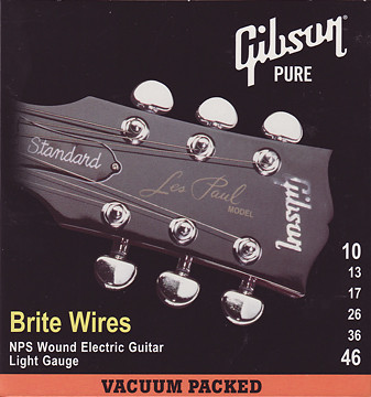 GIBSON SEG-700L BRITE WIRES NPS WOUND .010-.046 струны для электрогитары