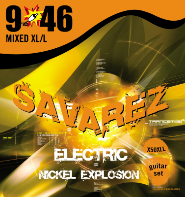 SAVAREZ X50XLL Nickel Explosion струны для электрогитары (9-11-16-26-36-46) смешанного натяжения