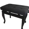 Банкетка для пианино Brahner BP-130V BK регулируемая гнутые ножки