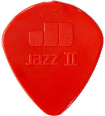 DUNLOP 47P2N Nylon Jazz II Red упаковка красных медиаторов, (6шт.)