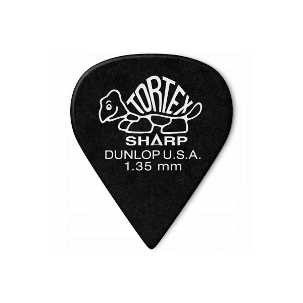 Медиаторы Dunlop 412P135 Tortex Sharp, толщина 1.35 мм, 12 шт.