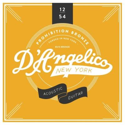 Струны для акустической гитары D'Angelico Acoustic 1254