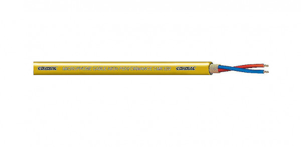 Cordial CMK 222 yellow микрофонный кабель 6,4 мм, жёлтый