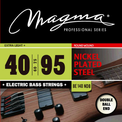 Комплект струн для бас-гитары Double Ball End 40-95 Magma Strings BE140NDB