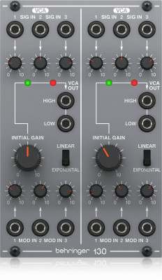 Модуль Behringer 130 DUAL VCA аналоговый для Eurorack