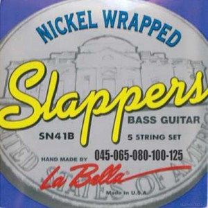 La Bella SN41-B Slappers Low B Nickel Plated Round Wound 45-125