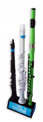 NUVO Acrylic Retail Display Vertical (3 x Flute/Clarin?o) стойка для 3 флейт или кларнетов вертикальная