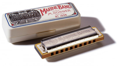 Губная гармошка диатоническая HOHNER Marine Band 1896/20 G High (M1896186)