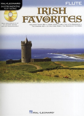 HL00842489- INSTRUMENTAL PLAY-ALONG IRISH FAVORITES FLUTE BOOK/CD