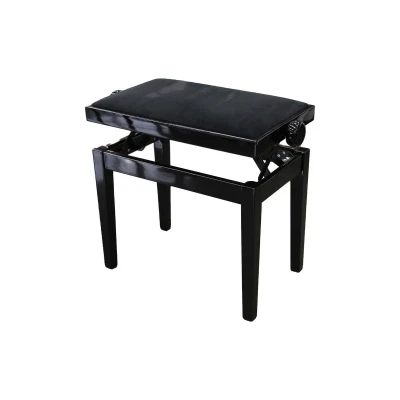 Банкетка Hidrau BG27 Black Gloss (TC9), цвет черный полированный, сиденье бархат черный