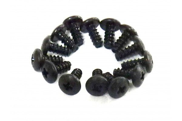 Винт с круглой головкой M2.6x6 под крестовую отвертку, 14шт.