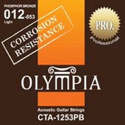Комплект струн для акустической гитары Olympia CTA1253PB, 12-53