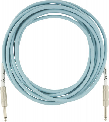 FENDER 18.6' OR INST CABLE DBL инструментальный кабель, синий, 18,6'