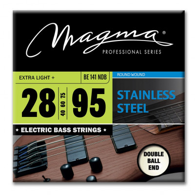 Комплект струн для 5-струнной бас-гитары High C Double Ball End 28-95 Magma Strings BE141NDB