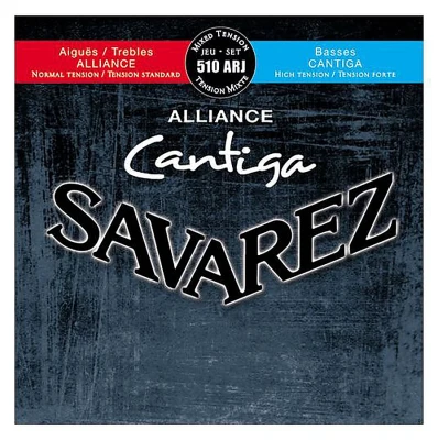 Струны для классической гитары Savarez 510ARJ Alliance Cantiga Red/Blue mixed tension, нейлон