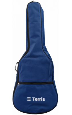 TERRIS TGB-C-05BL - чехол для классической гитары, утепленный, синий